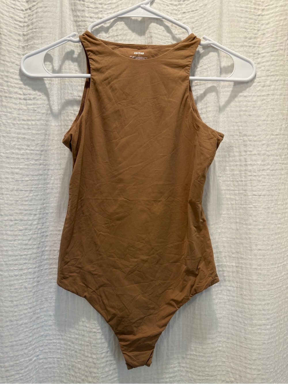 SKIMS Brown Tank Bodysuit
